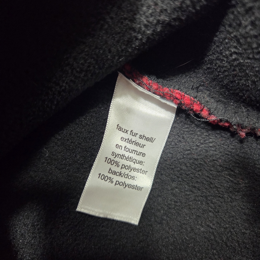 Maurices Red and Black Buffalo Check Sherpa Coat Size XL Womans - Picture 8 of 9